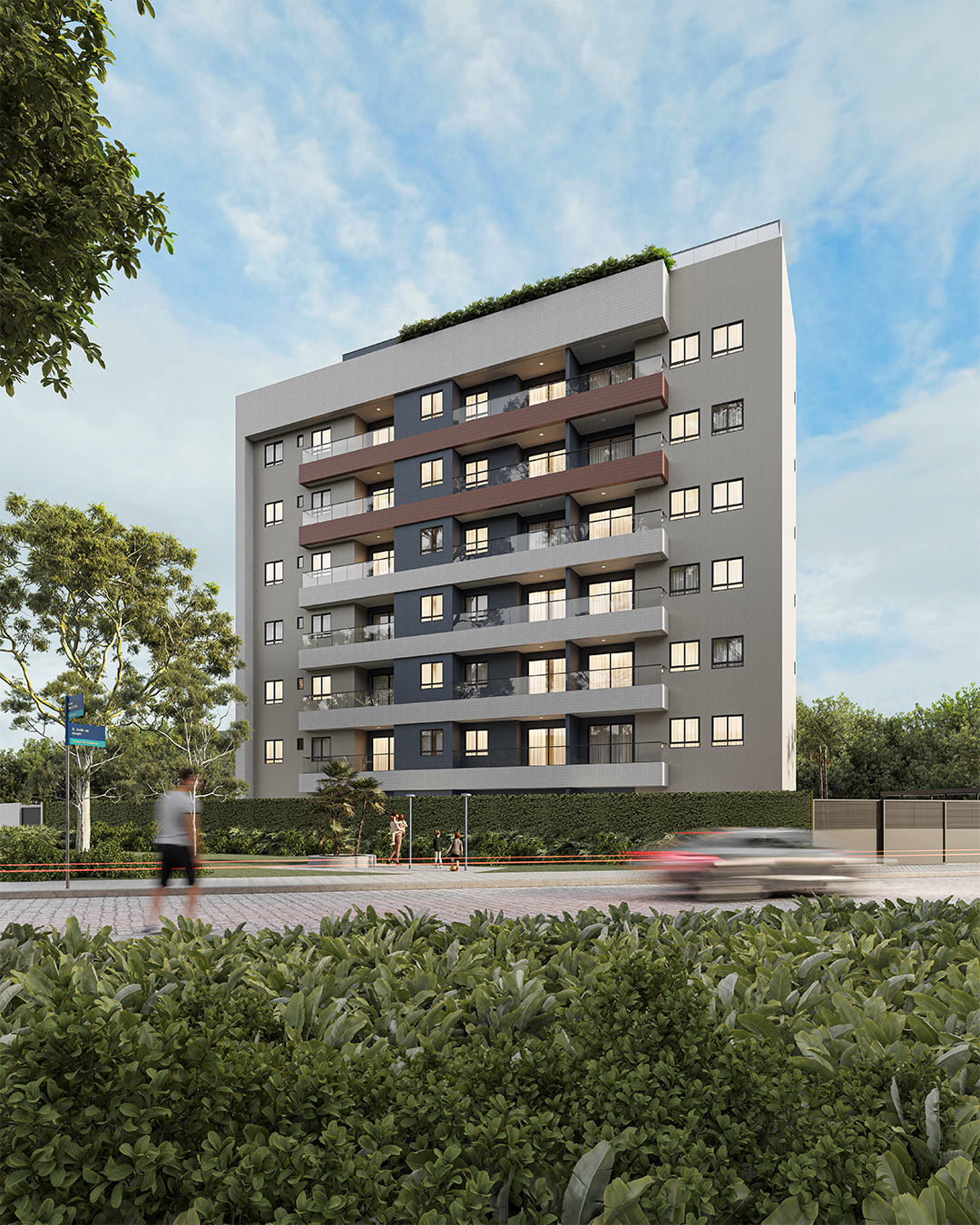 Apartamento de 2 Q Em Ponta de Campina (Entrega Proxima) 